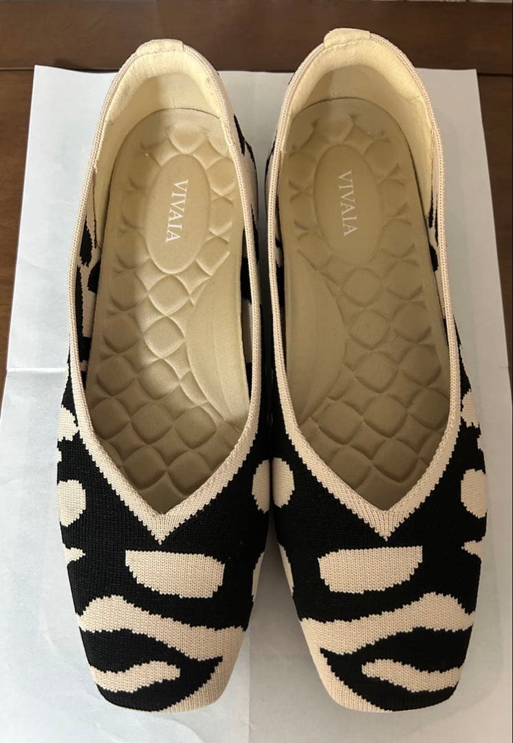 VIVAIA ビバイア MargotWalkerスクエアトゥ厚底フラットシューズ