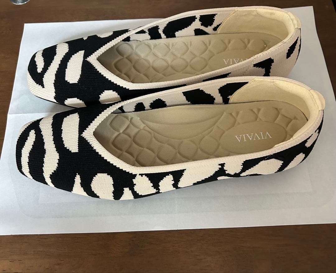 VIVAIA ビバイア MargotWalkerスクエアトゥ厚底フラットシューズ