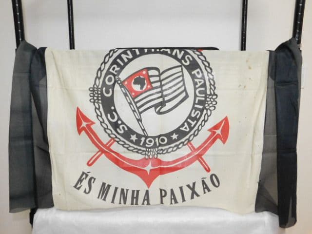 コリンチャンス 大応援旗３種類 ＆コリンチャンス灰皿＆コリンチャンスファン証２個