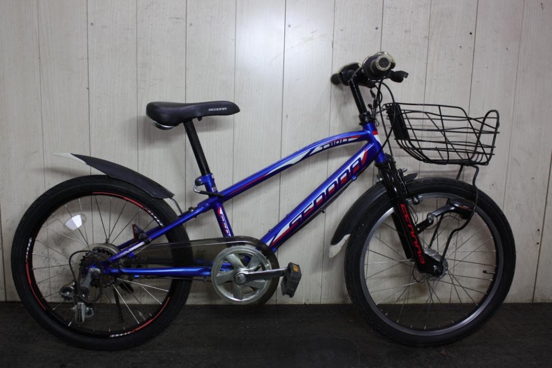 あさひ製SEDONAセドナ　20型 シマノ6速 AUTO LED 子供用MTB