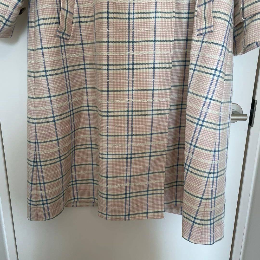 ジルスチュアート　アンドレアチェックトレンチコート　S　浜辺美波さん　ドラマ着用