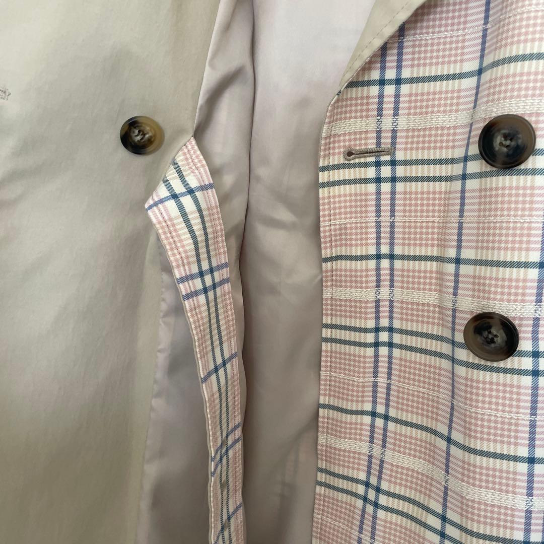 ジルスチュアート　アンドレアチェックトレンチコート　S　浜辺美波さん　ドラマ着用