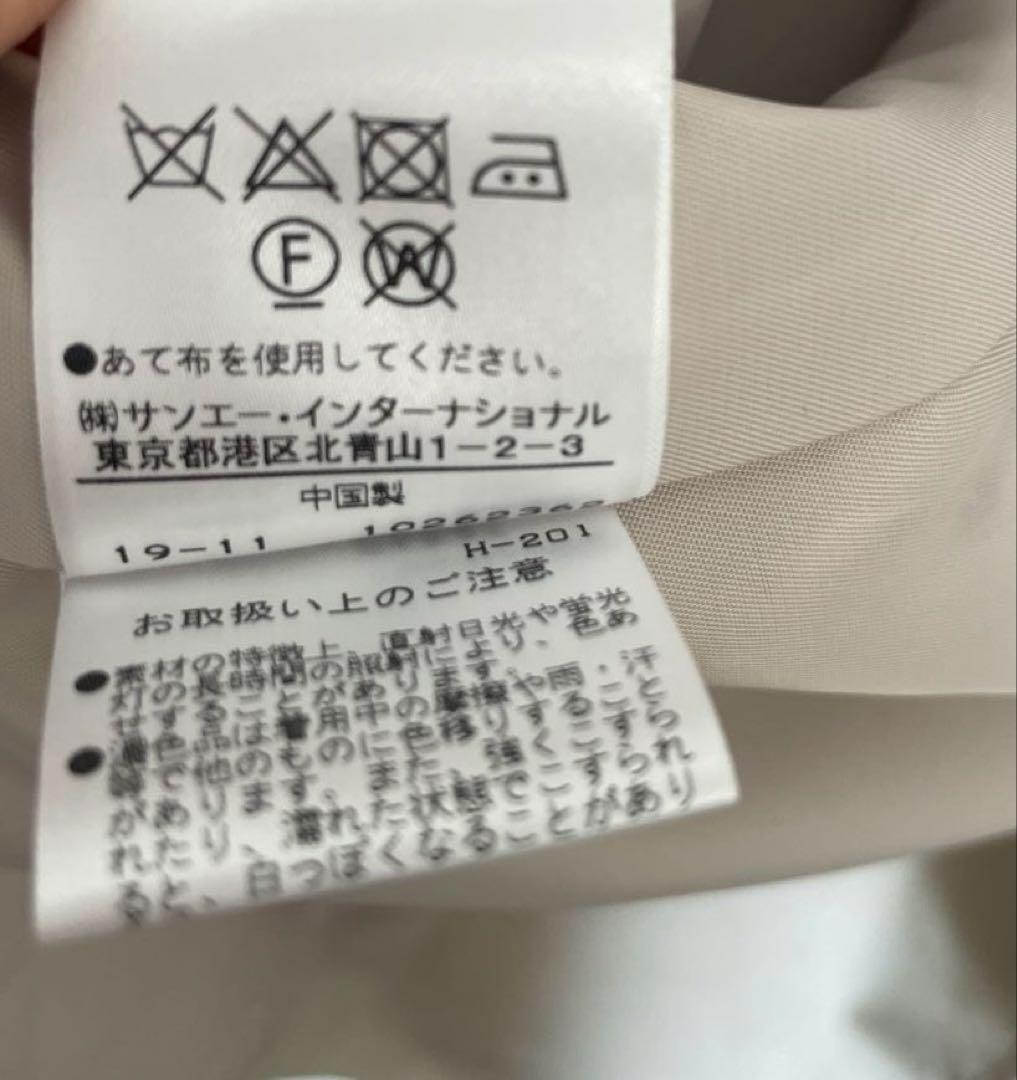 ジルスチュアート　アンドレアチェックトレンチコート　S　浜辺美波さん　ドラマ着用