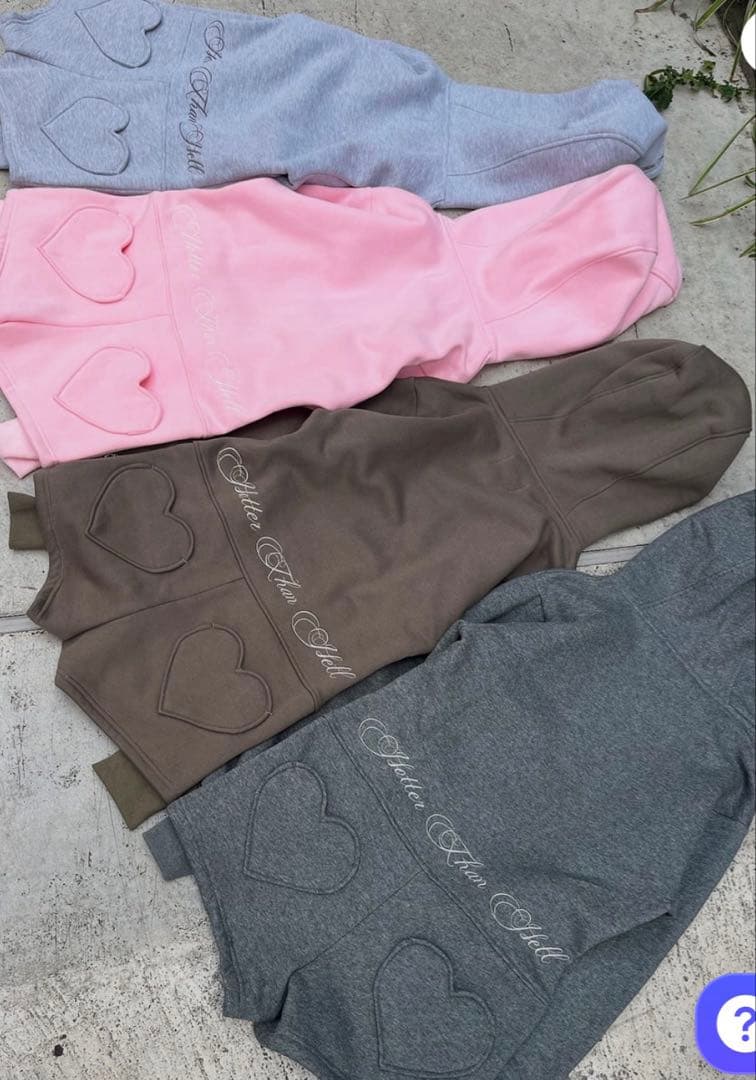 未使用HTHsweat hood romper HTHロンパース