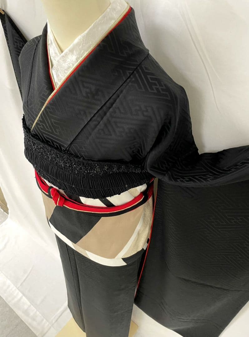 売約済み【Mode-Style】★★　黒無地　振袖単品★★