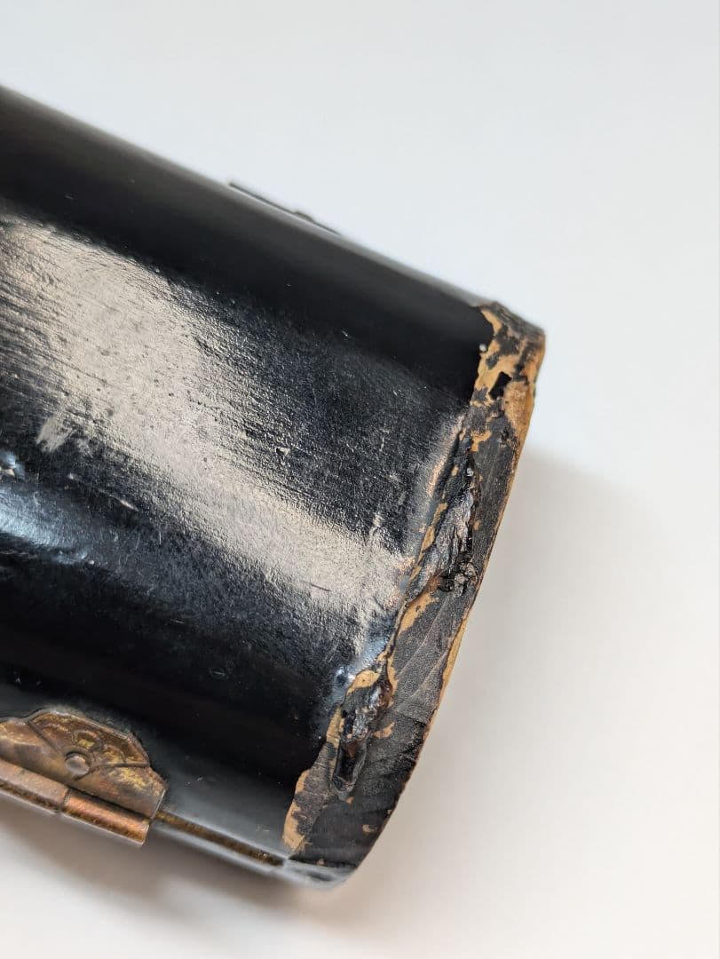 毘沙門天　念持仏　懐中仏　木彫　骨董　江戸時代　厨子　細密彫刻