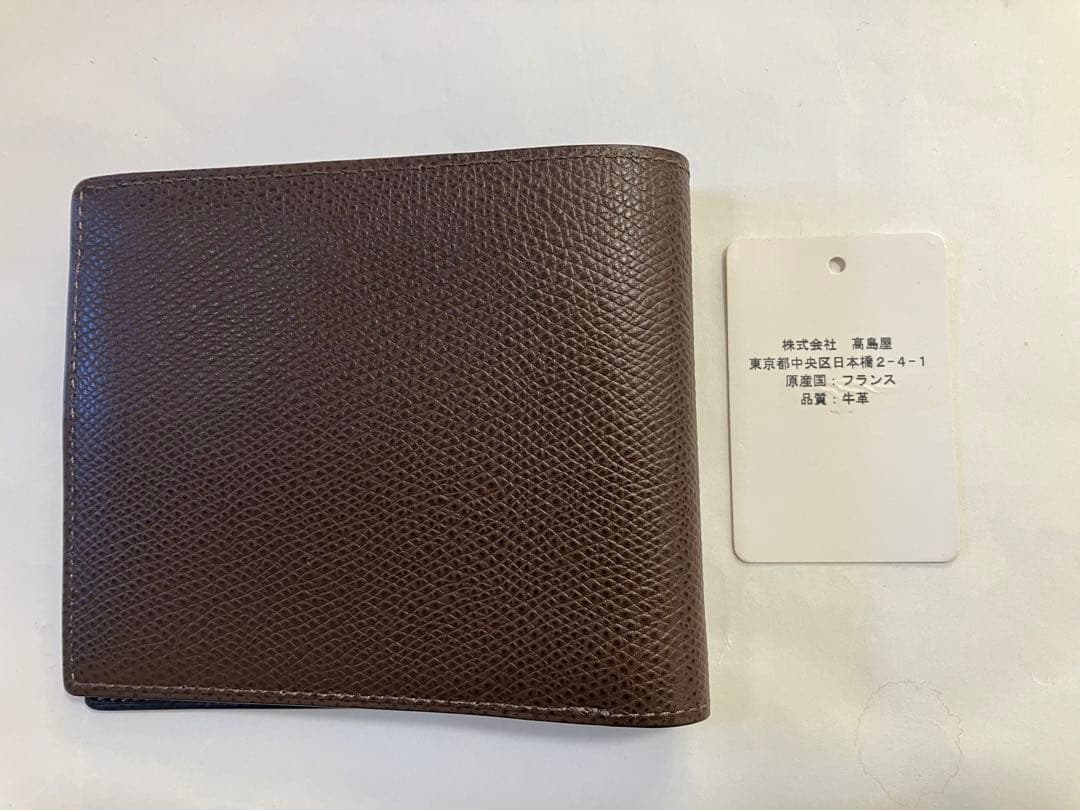 VASSANTヴァッサン 折り財布 小銭入れセット 新品未使用、本革 フランス製