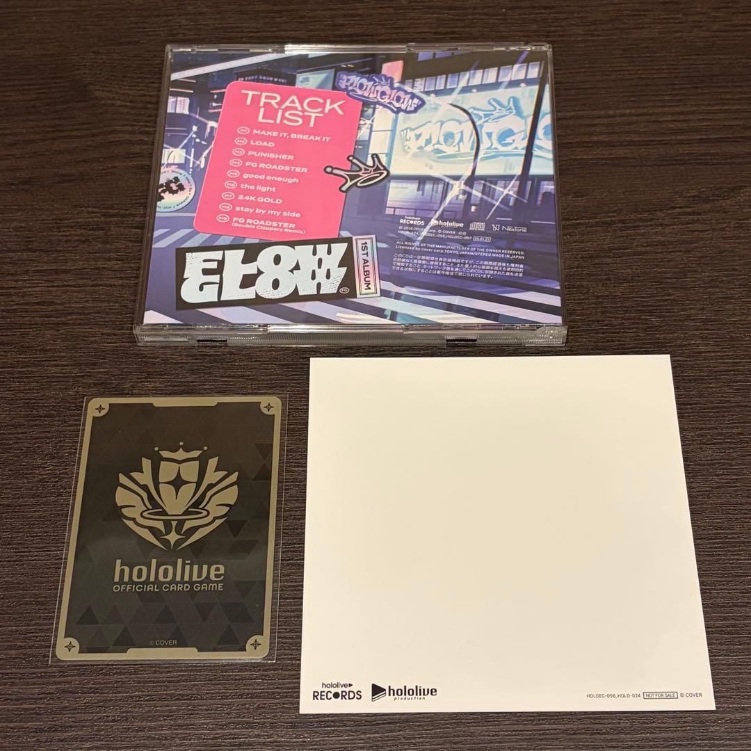 響咲リオナ　直筆サイン　FLOW GLOW 1st album EC数量限定盤