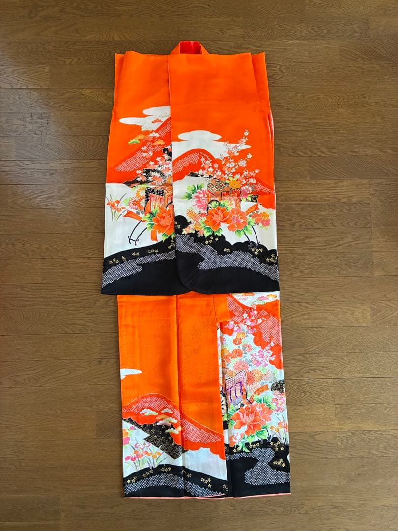 【mai】昭和レトロ 七五三 753 ハーフ成人式　着物フルセット