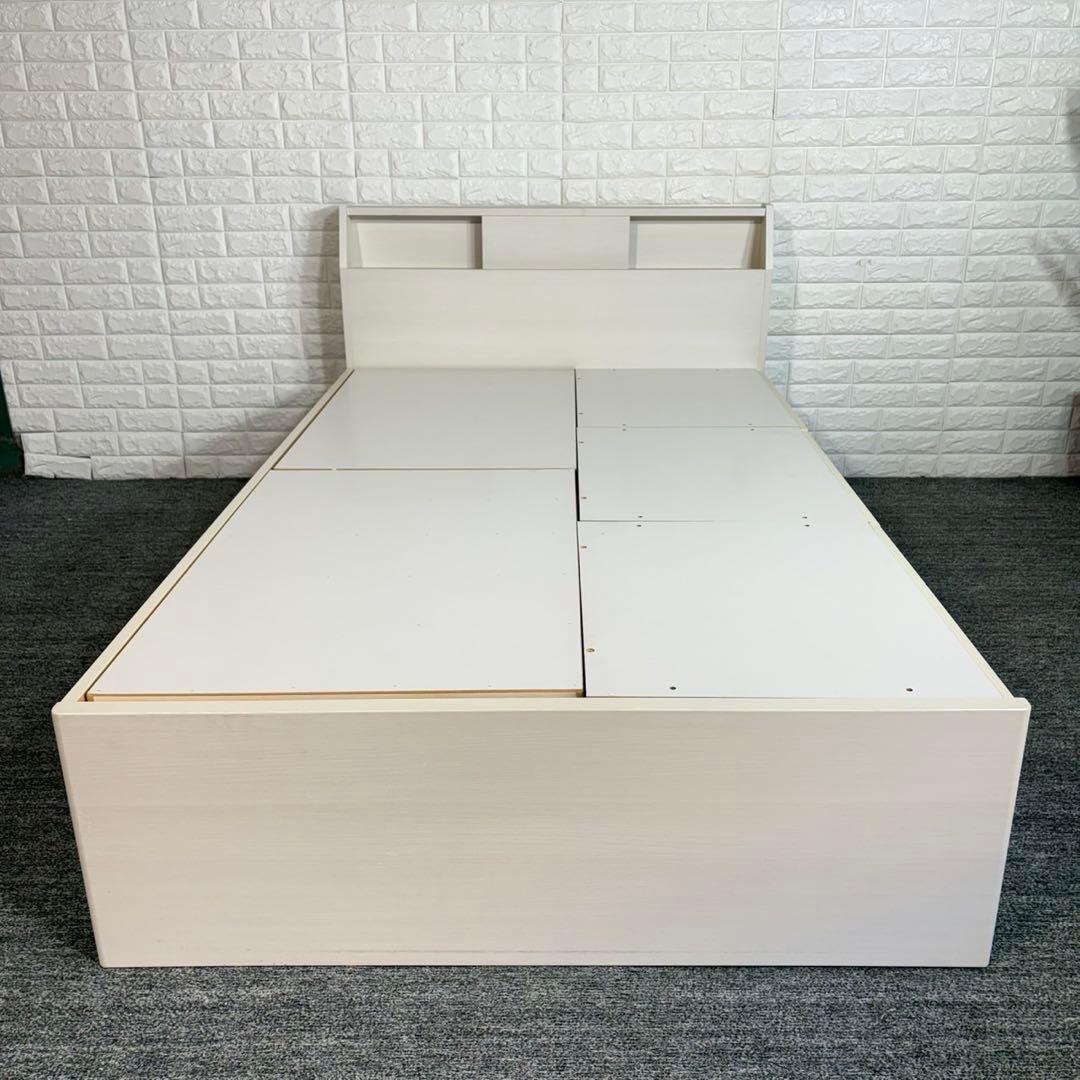 ニトリ ベットフレーム セミダブルサイズ 収納付き 寝具 家具 C060