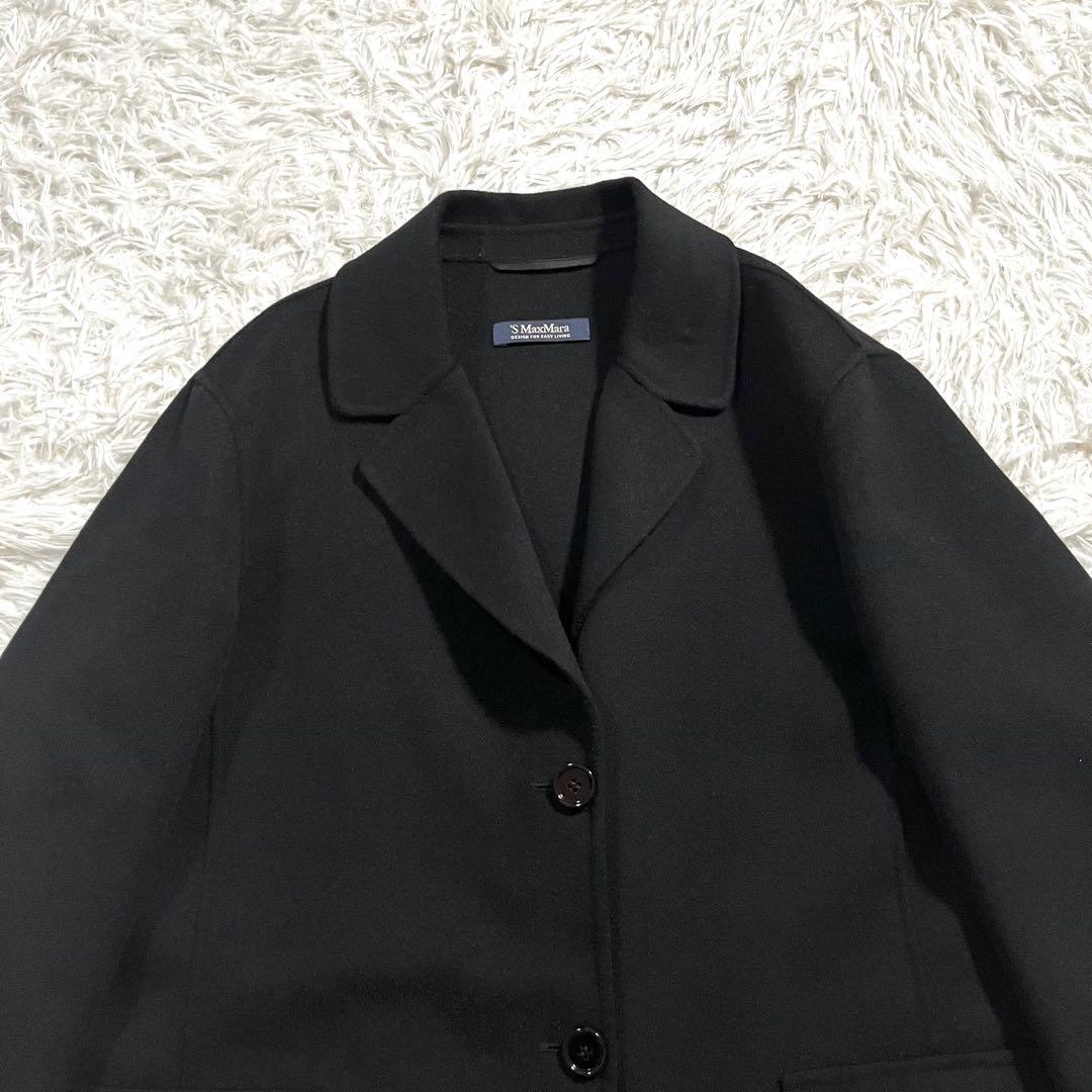 美品✨ エスマックスマーラ　クチートアマーノ　チェスター　リバー コート　44