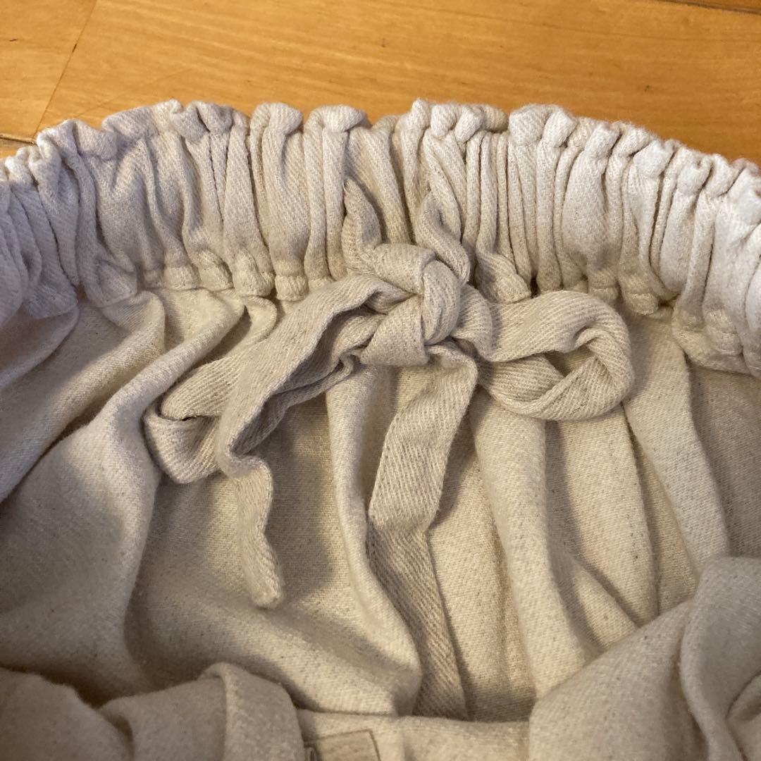 イチアンティークス　綿麻サルエルパンツ　アイボリー　日本製　極美品