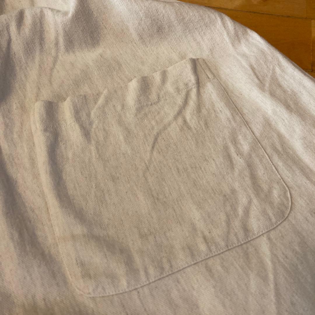 イチアンティークス　綿麻サルエルパンツ　アイボリー　日本製　極美品