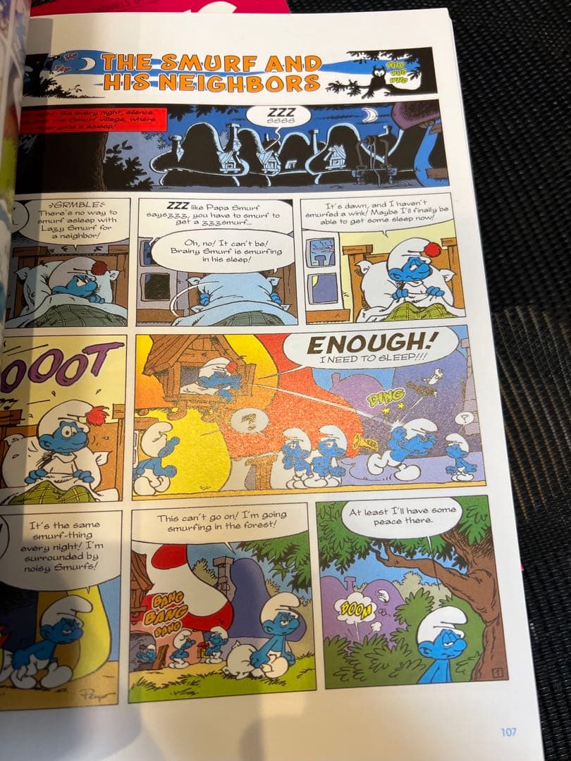 英語絵本　the Smurfs 3 in 1