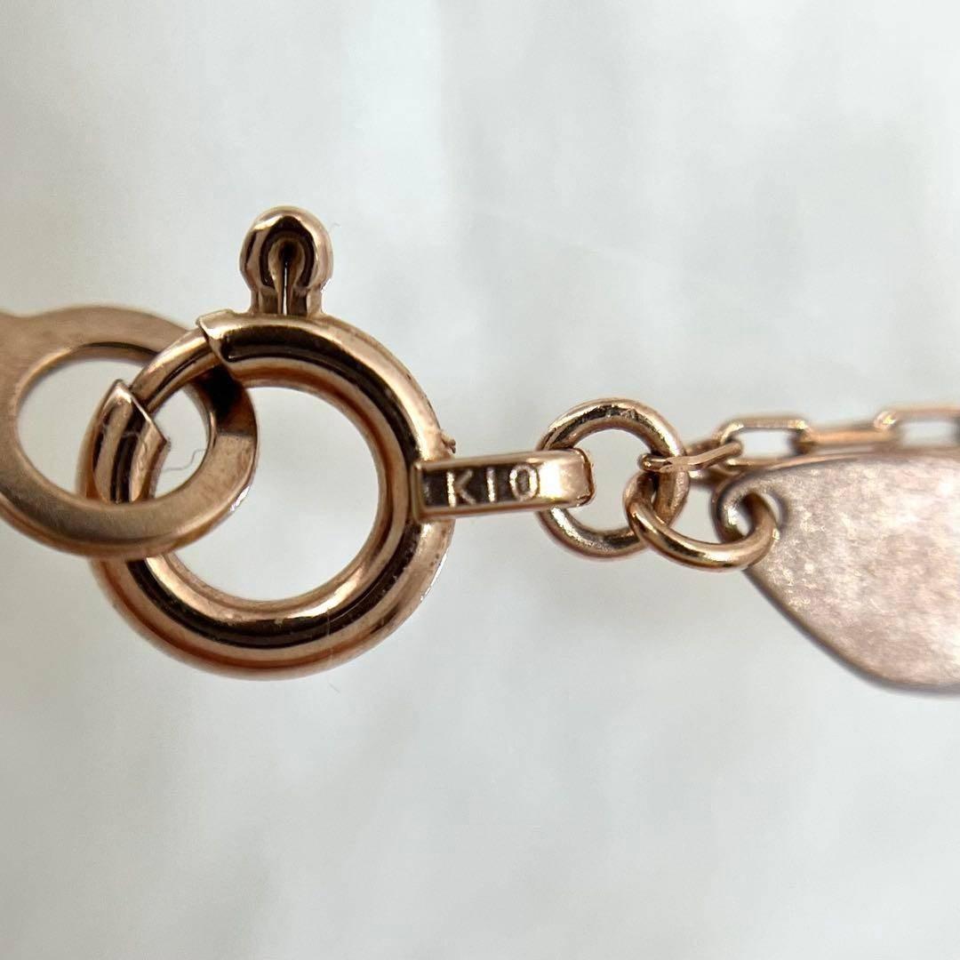 【4℃ 】K10 ネックレス 色石 1.4g