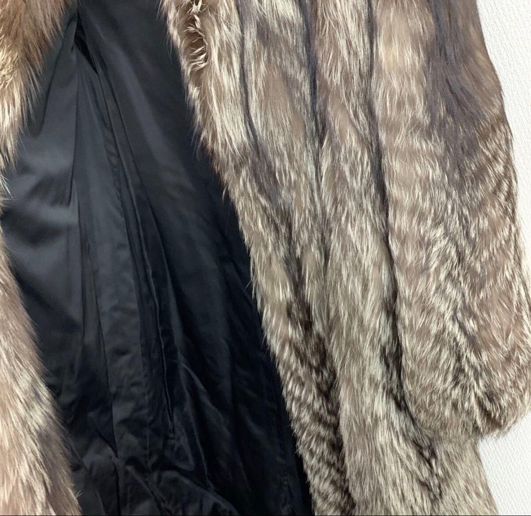 DAIFUR RARE&毛皮 FOXシルバーフォックス ファーコート
