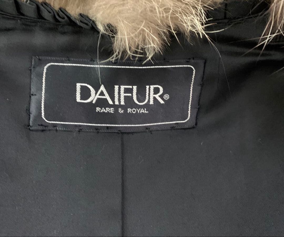 DAIFUR RARE&毛皮 FOXシルバーフォックス ファーコート