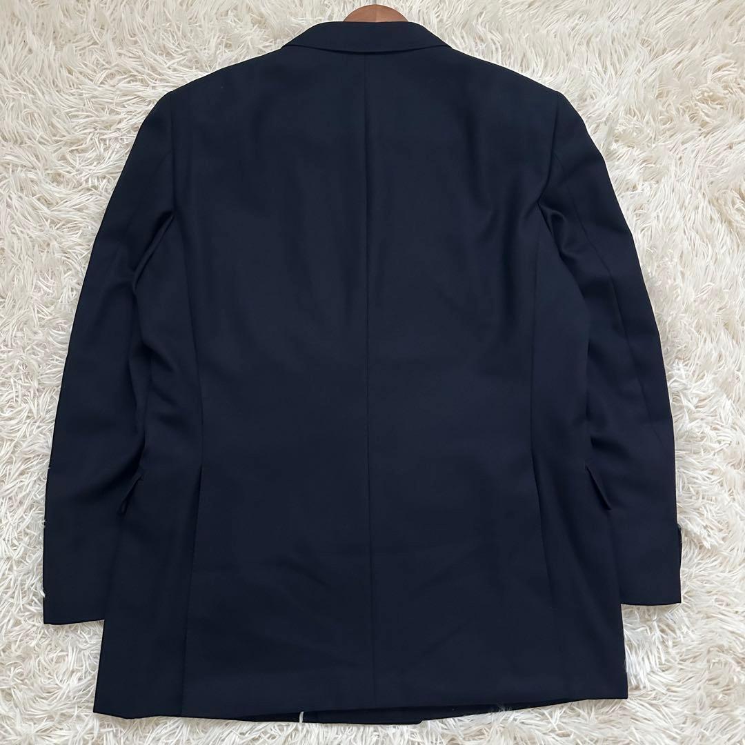 美品✨バーバリー 紺ブレ ダブルブレスト 金ボタン テーラードジャケット L