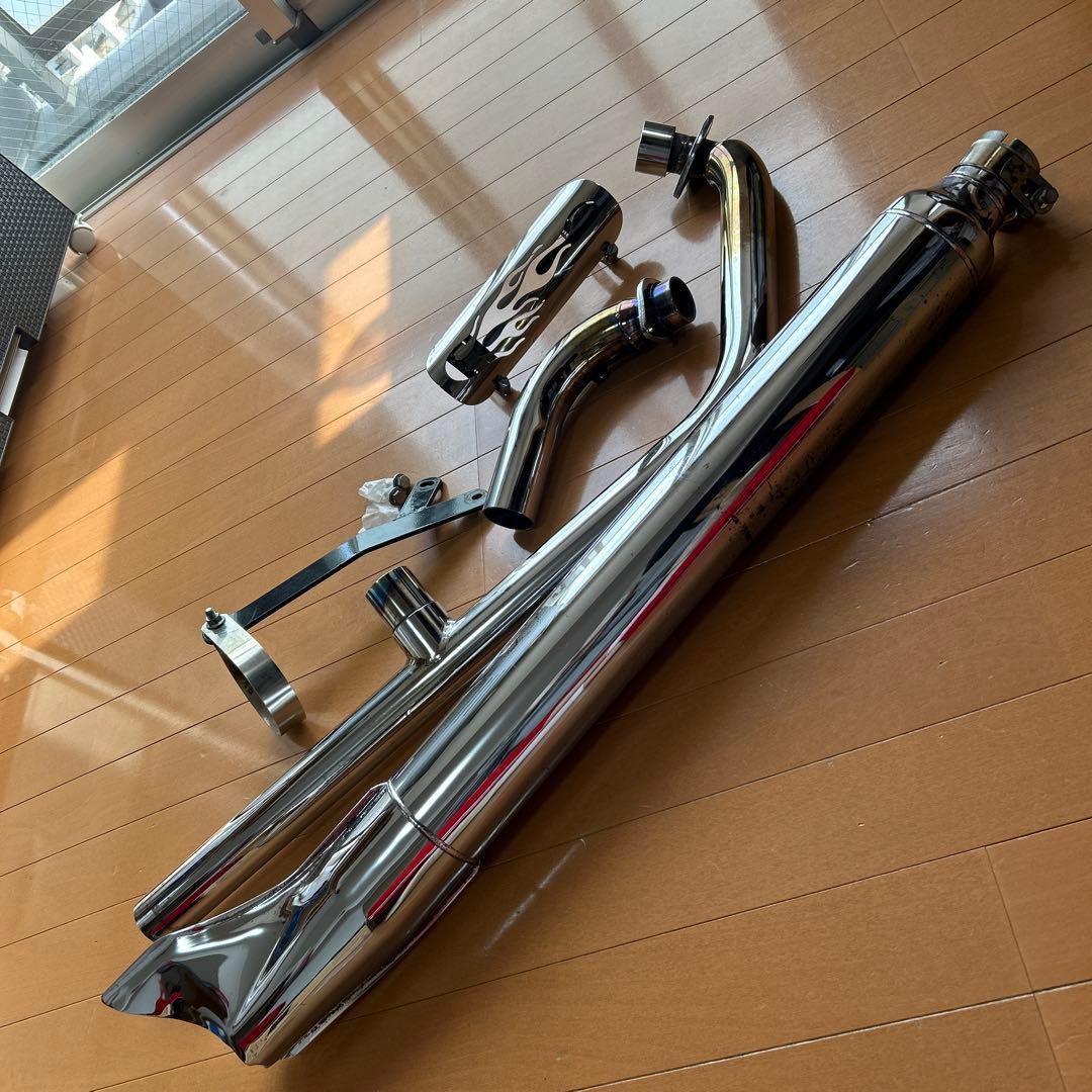 KEN TEC（ドラックスター400）インクジェンション車用マフラーセット