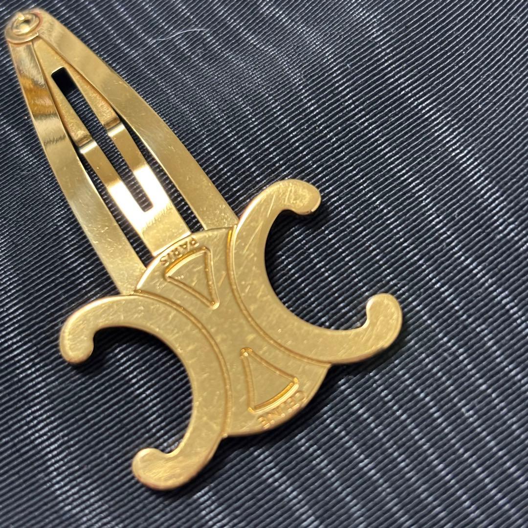 CELINE ヘアピン　ゴールド