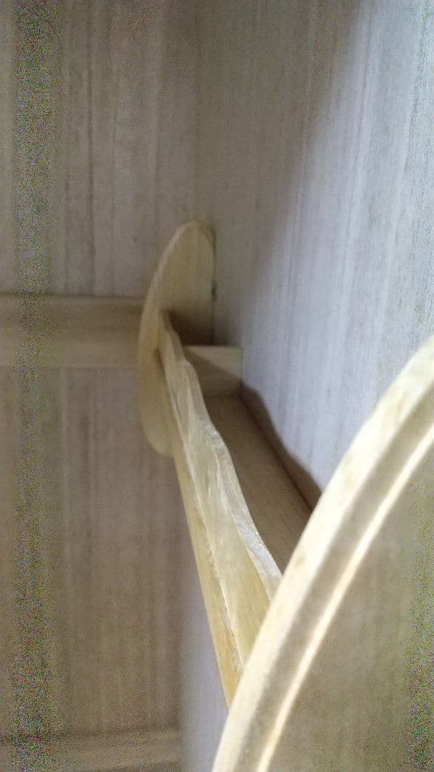 ゴールド桐製タンス ハンガーラック付き