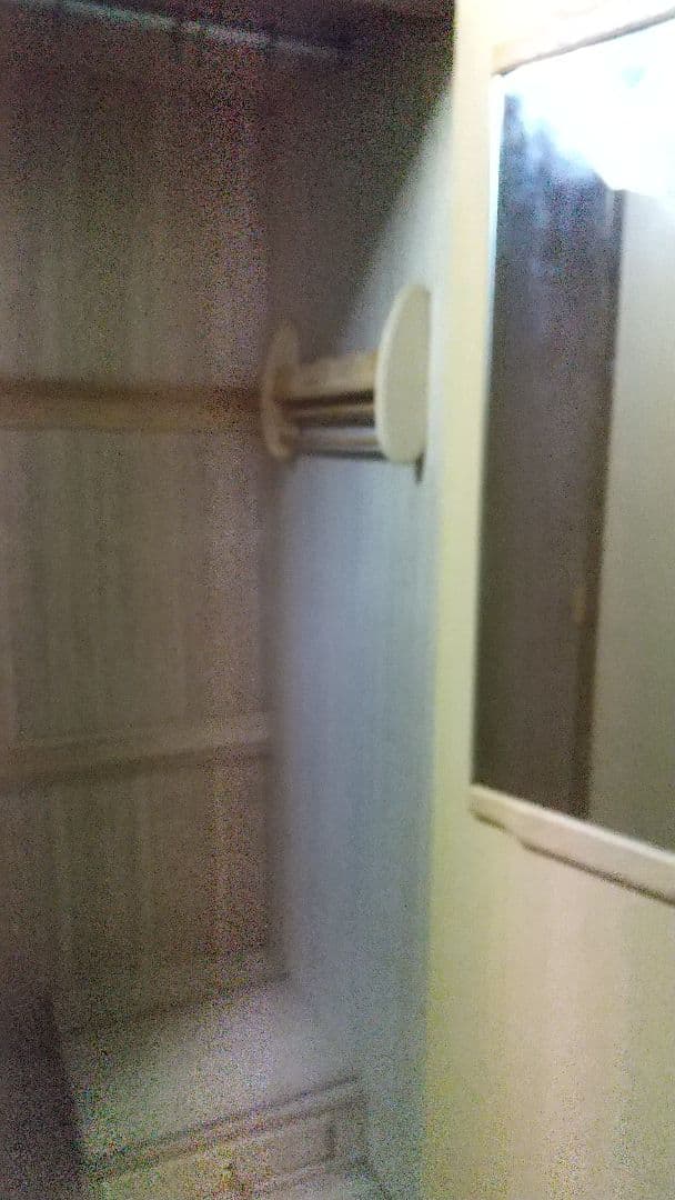 ゴールド桐製タンス ハンガーラック付き