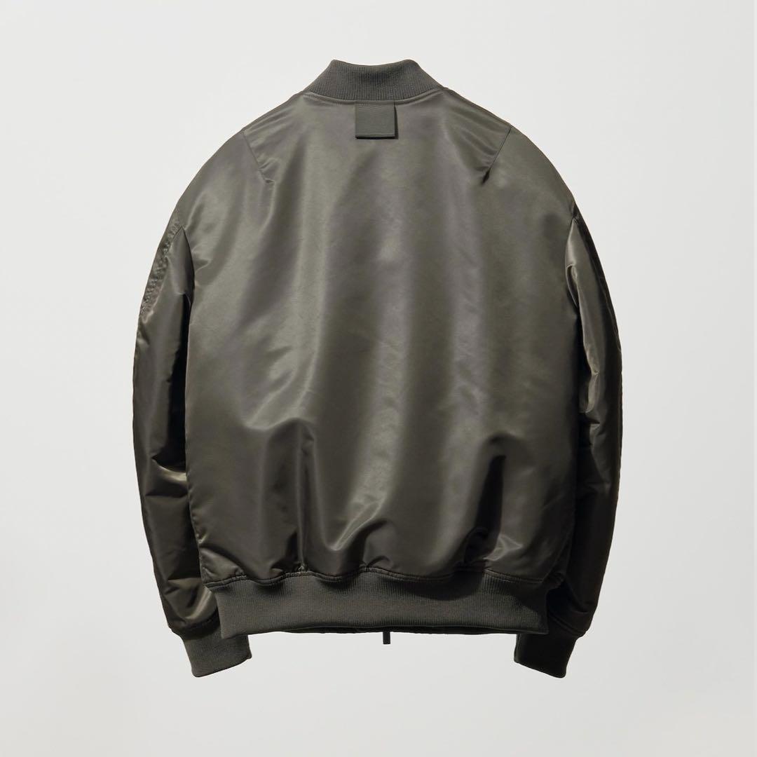 ハイブリッドダウンオーバーサイズ MA-1 XLグレー