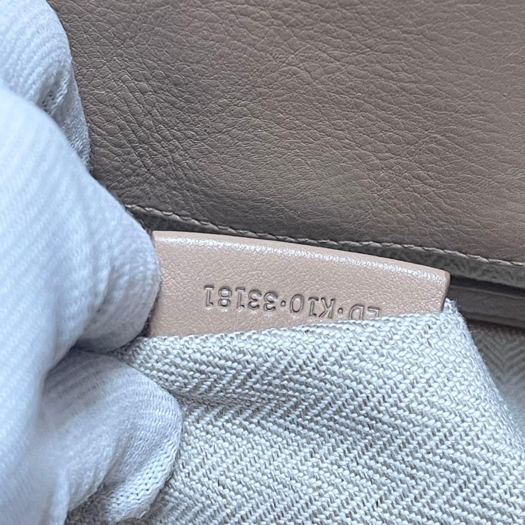 【希少】BVLGARI トートバッグ　レザー　ヘリンボーン　チャンドラ　ロゴ金具