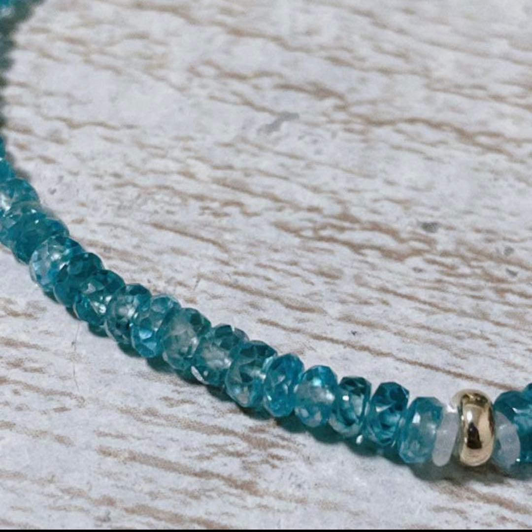 Yjkayさま•*¨*•.¸♬︎専用出品♡ブルージルコン ブレスレット