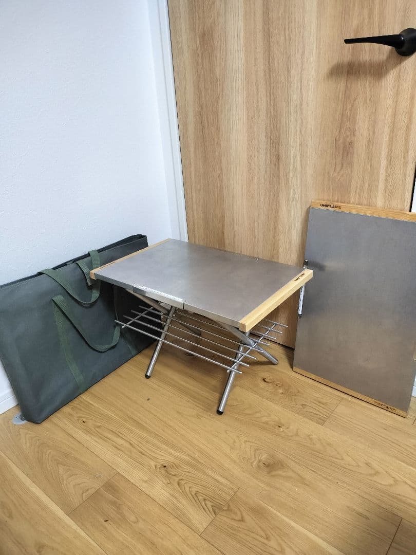 ★お得セット★　UNIFLAME 焚き火テーブル2+専用袋+棚