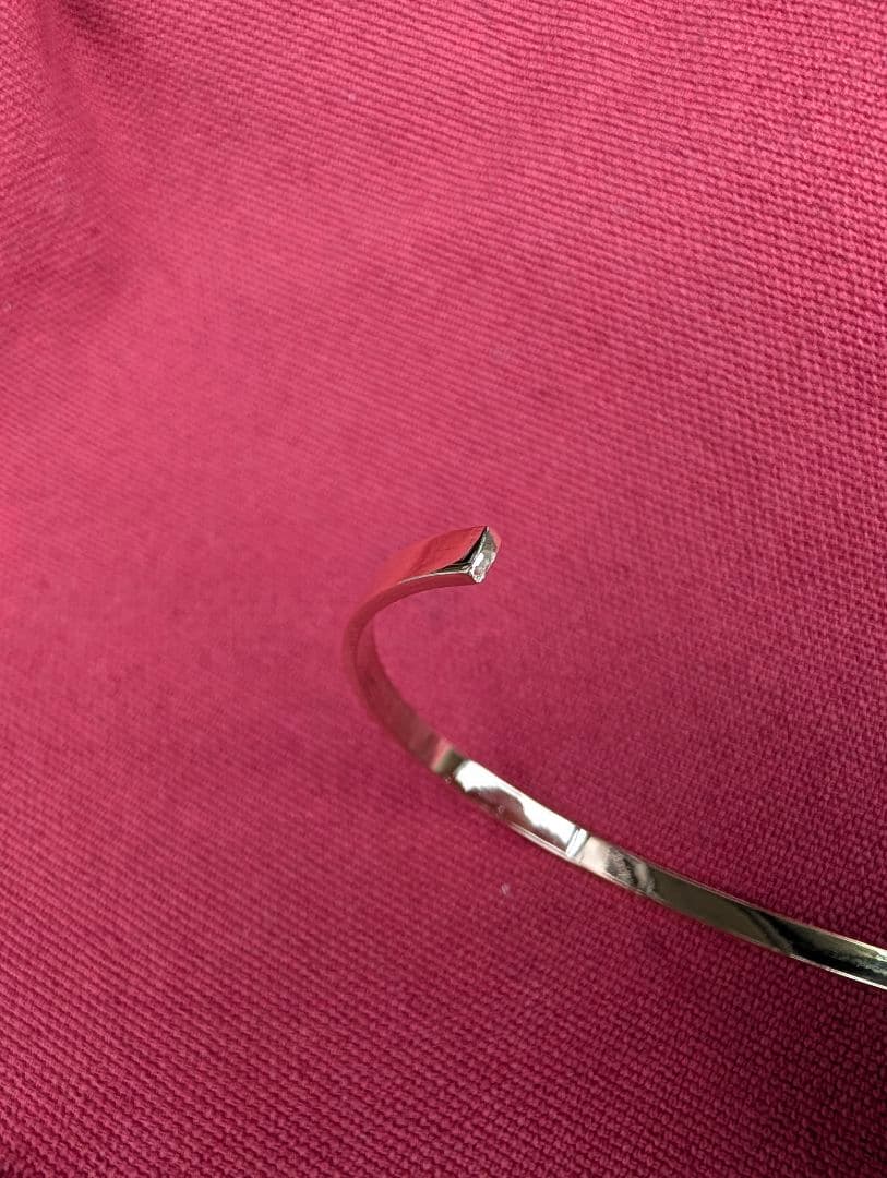 K18 ハンドメイド バングル 12.8g