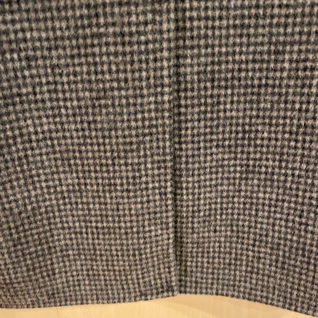 le Glazik チェスターコート 茶系チェック