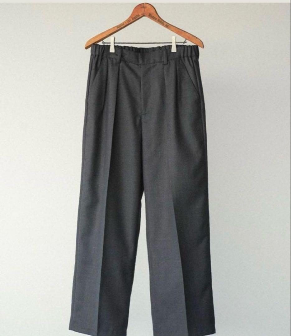 完売商品shiun SサイズSTRAIGHT TUCK TROUSERS