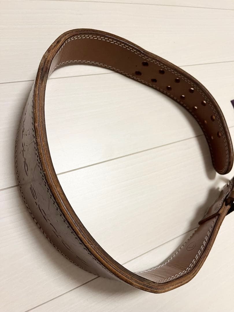 GOLD'S GYM プロレザーベルト Lサイズ