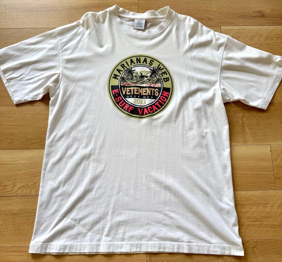 VETEMENTS ヴェトモン オーバーサイズ Tシャツ ホワイト
