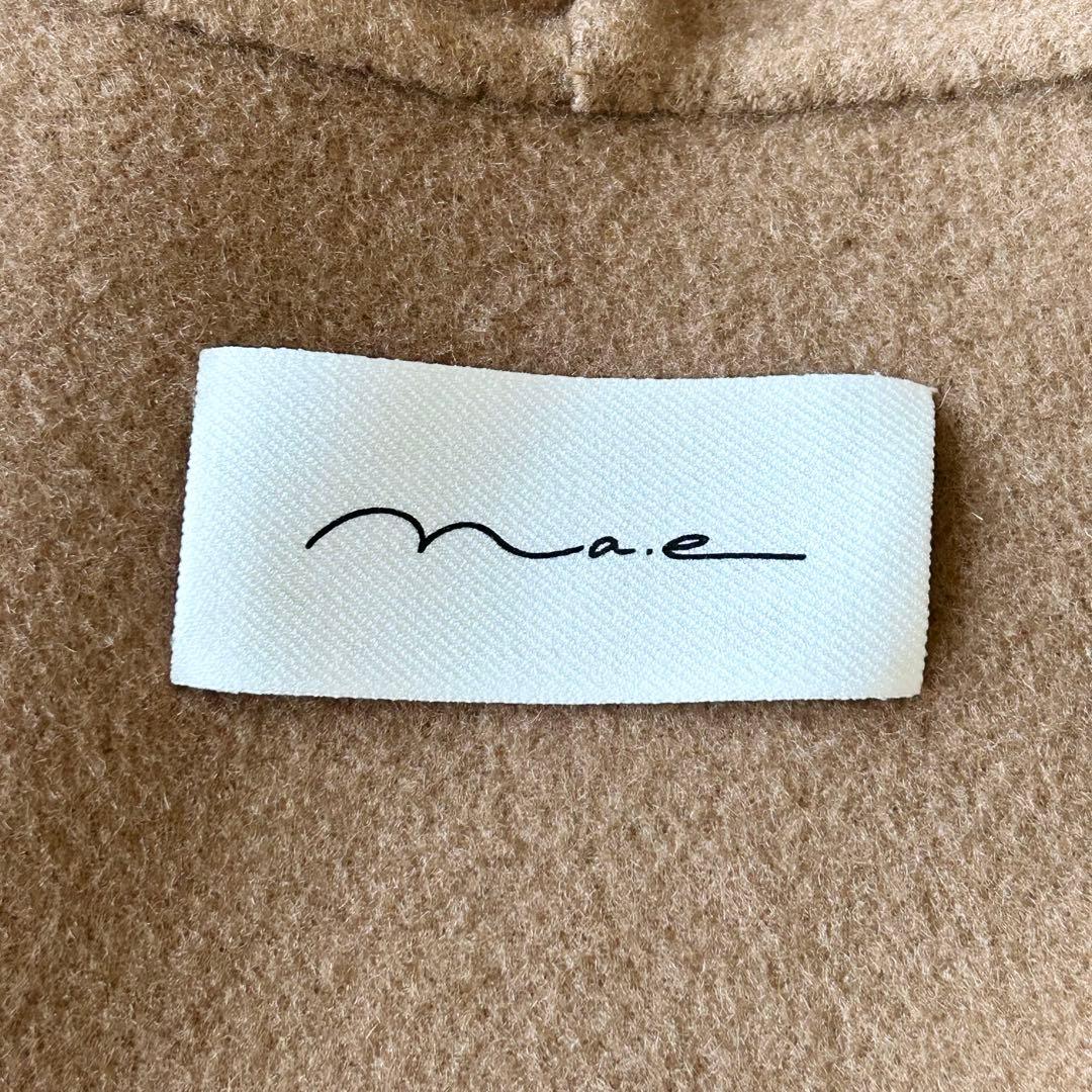 3069y美品 na.eアリュールリバーコート キャメル ベルト付き