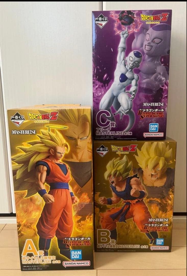 ドラゴンボール MASTERLISE フィギュア 3点セット A賞 B賞 C賞
