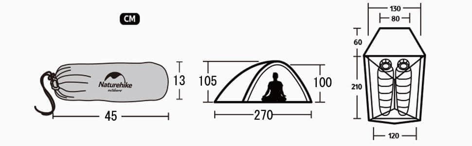 新品★Naturehike ClouldUp2 アップグレード版Gシートスカート