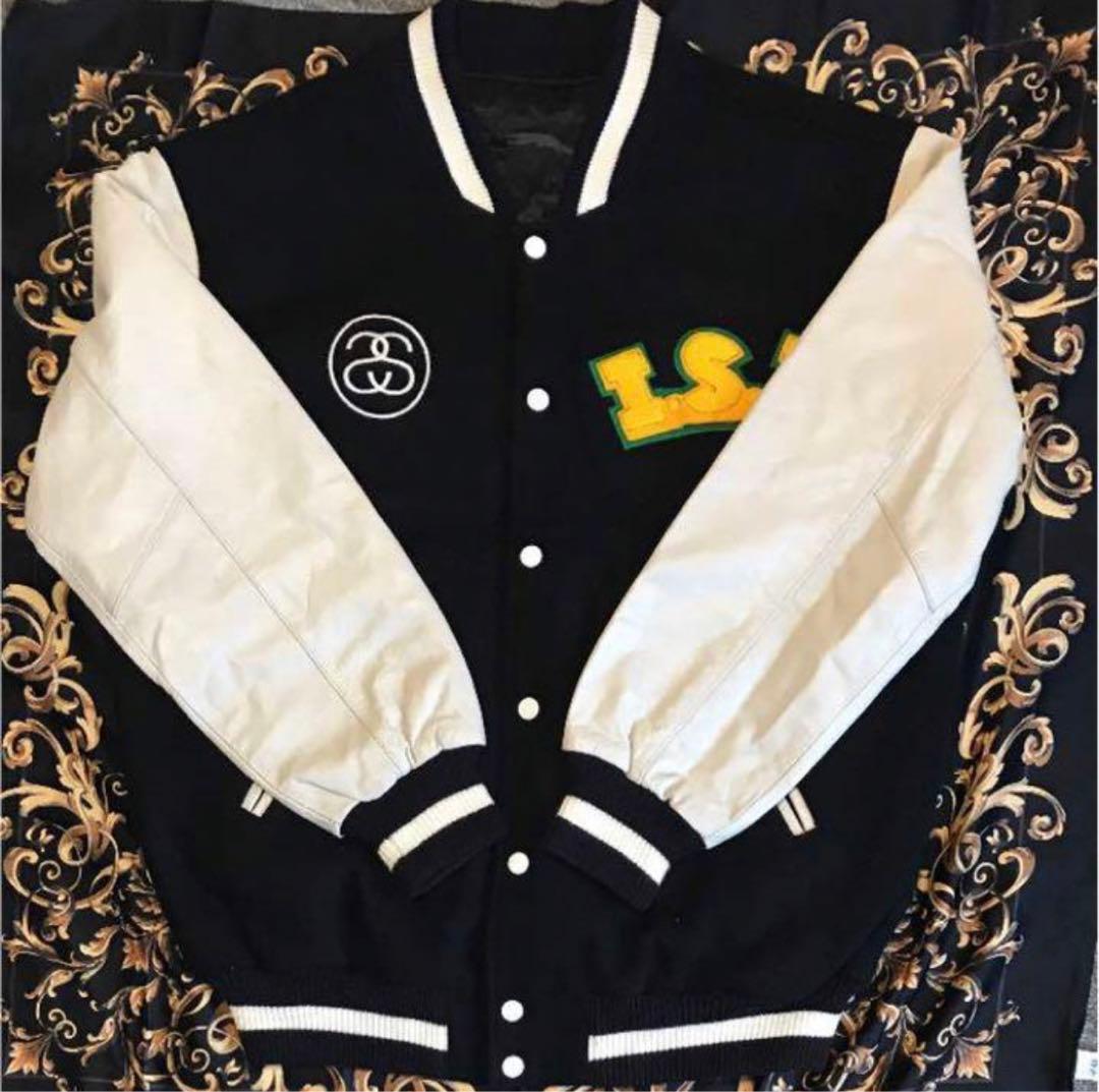 専用OLDSTUSSY/タグ欠損ISTバーシティージャケットスタジャン