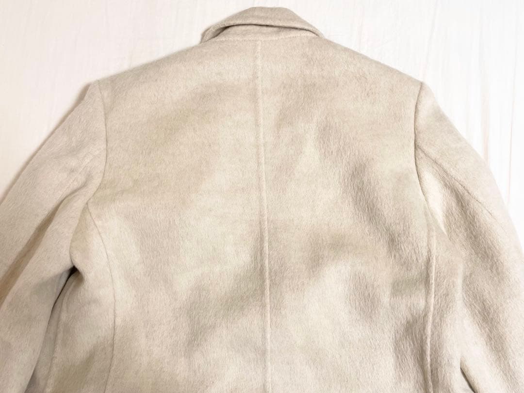 【早い者勝ち！】ok.soon チェスターコート　スカーフ付き　アイボリー