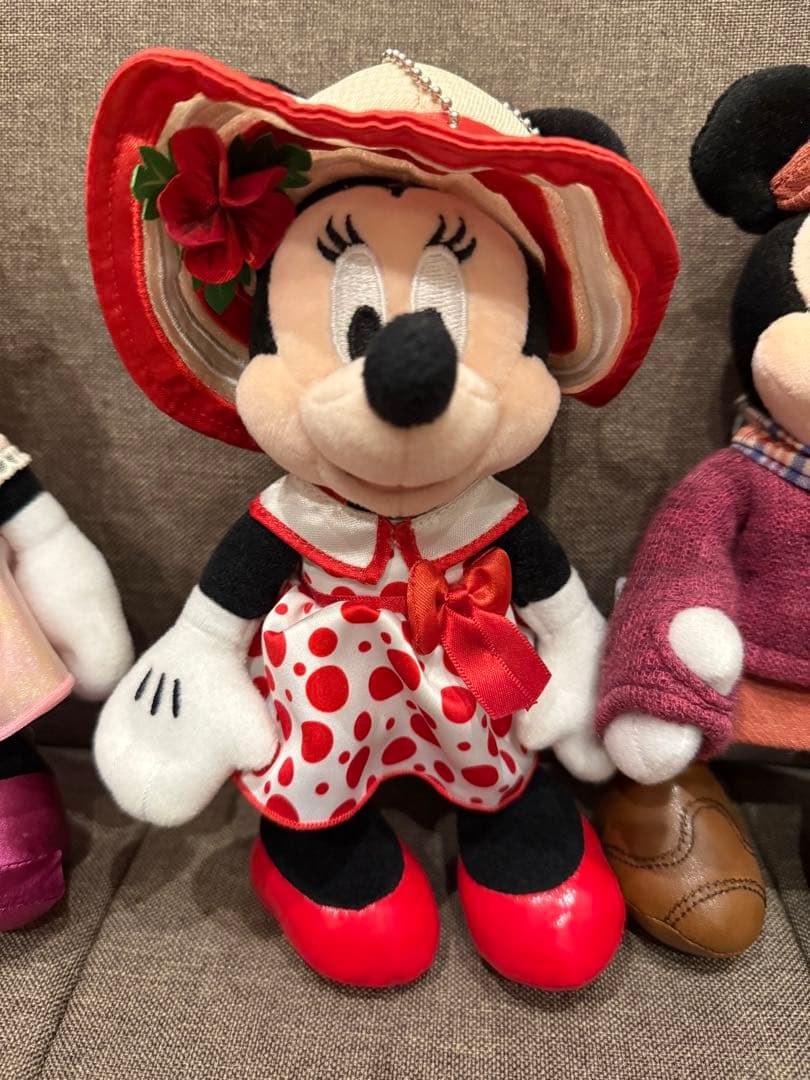 【ミニーのスタイルスタジオ】ぬいぐるみバッジ4体セット