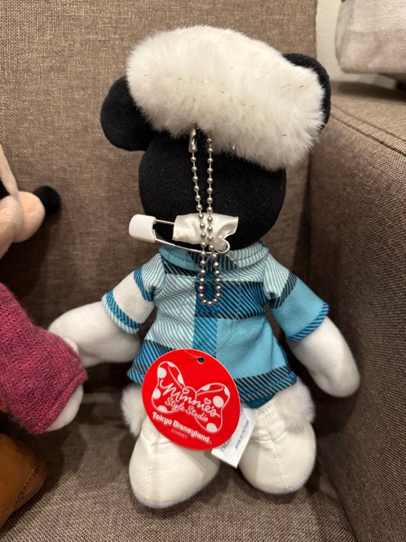 【ミニーのスタイルスタジオ】ぬいぐるみバッジ4体セット