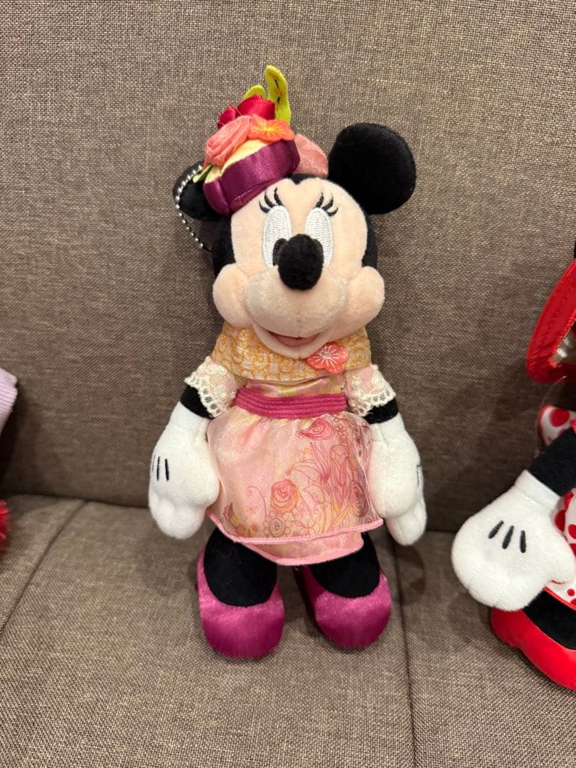 【ミニーのスタイルスタジオ】ぬいぐるみバッジ4体セット