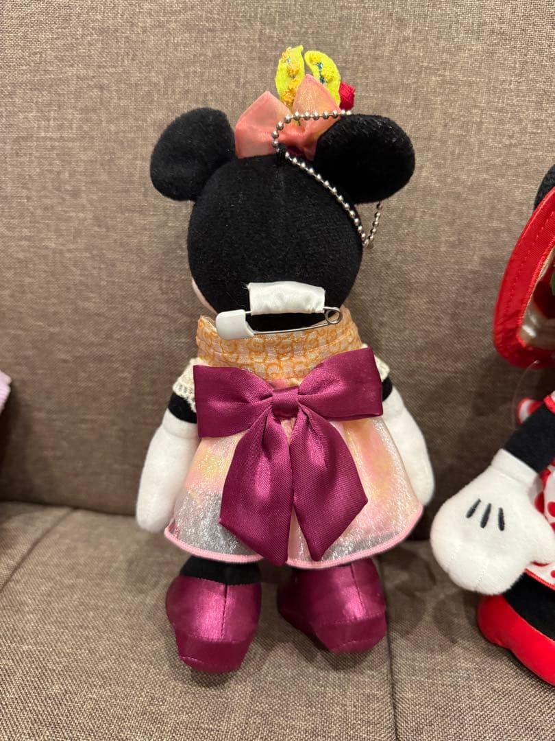 【ミニーのスタイルスタジオ】ぬいぐるみバッジ4体セット