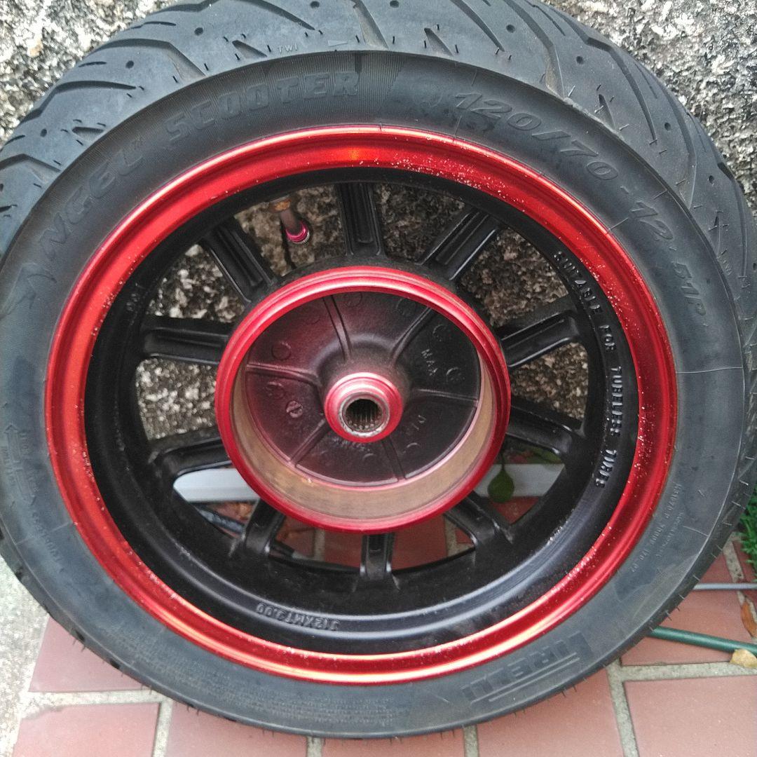 シグナスX 1.2.3型用　メーカー不明ホイール前後セット