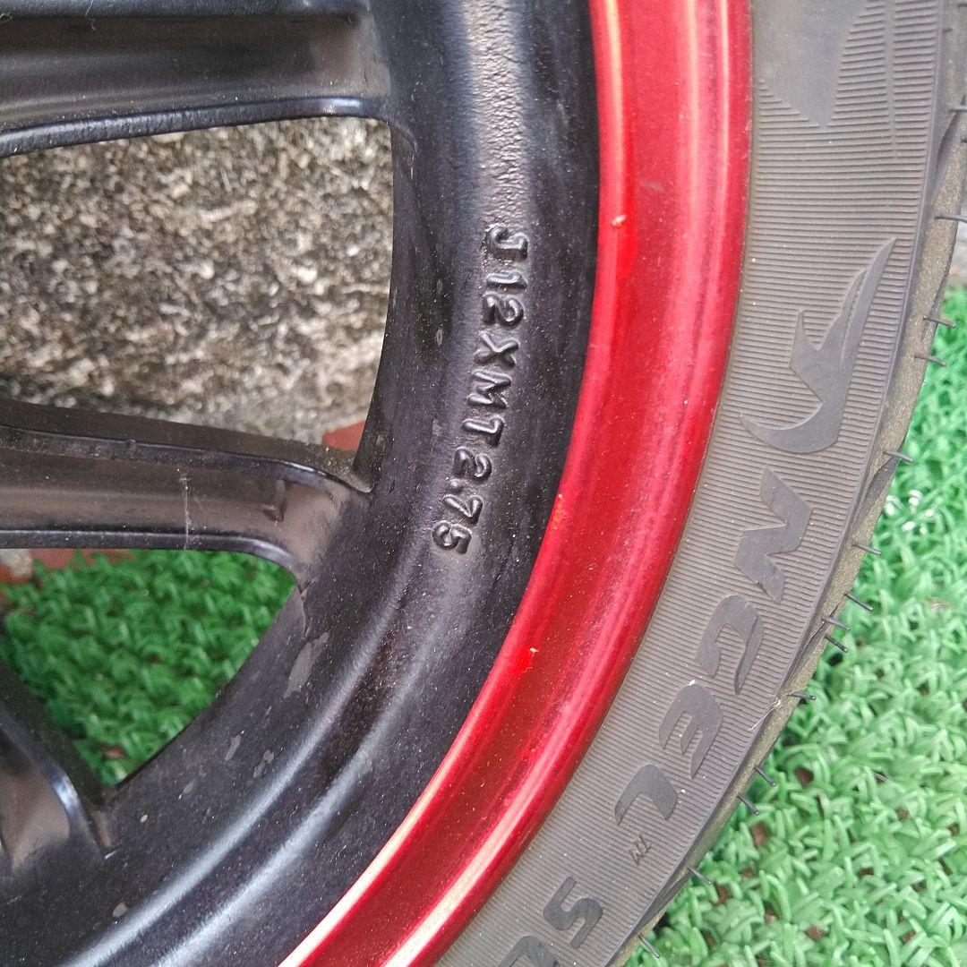 シグナスX 1.2.3型用　メーカー不明ホイール前後セット