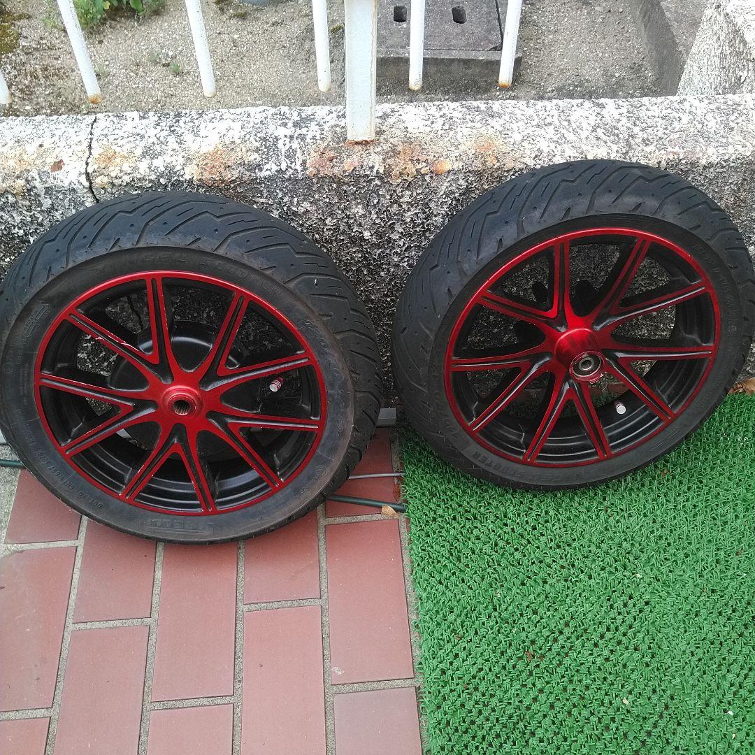 シグナスX 1.2.3型用　メーカー不明ホイール前後セット