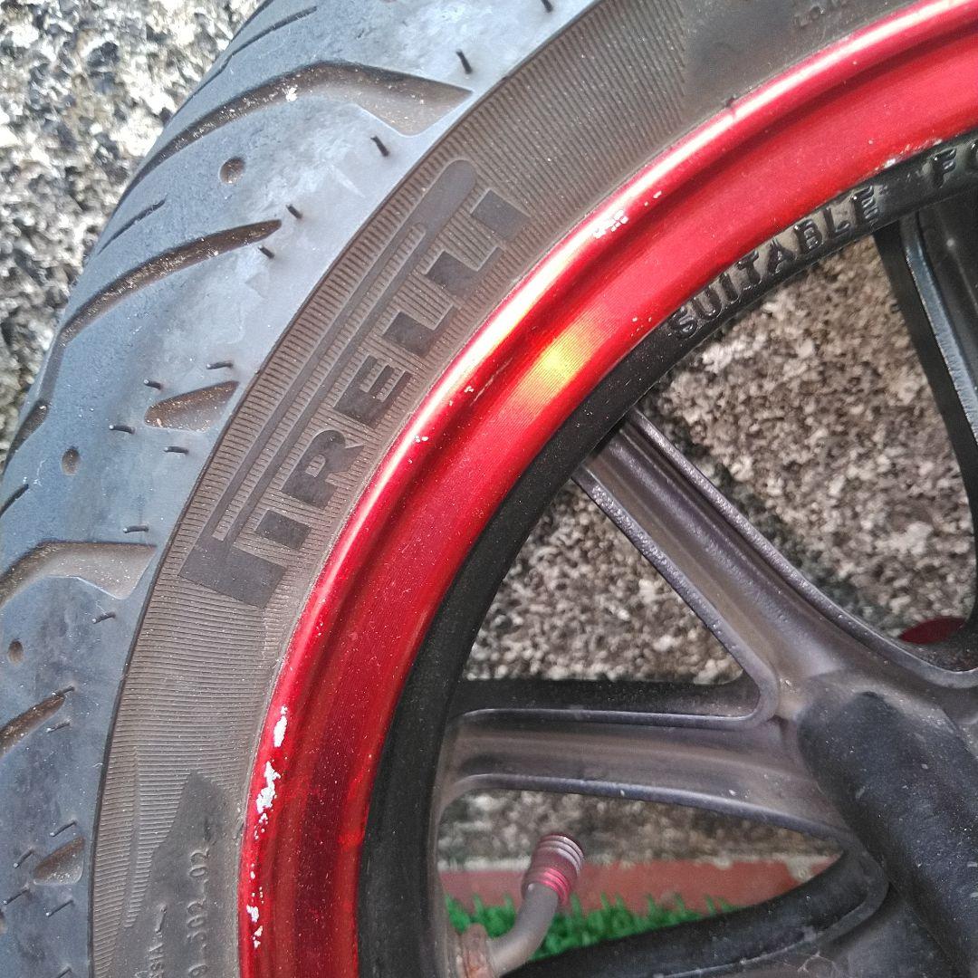 シグナスX 1.2.3型用　メーカー不明ホイール前後セット