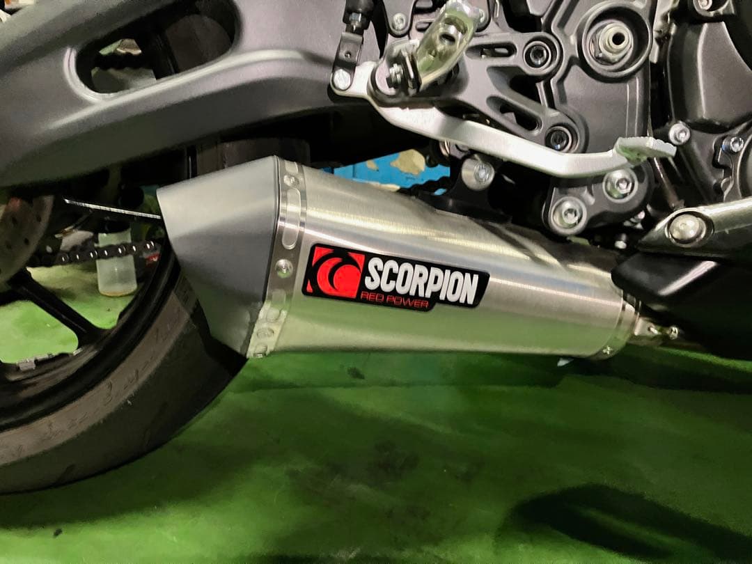 yzf-r7 フルエキ SCORPION セルケトテーパー