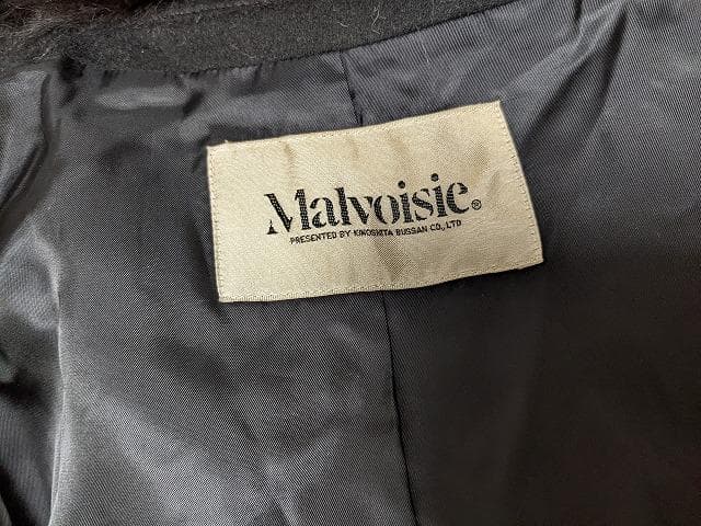 A719　カシミヤ　ウール　フォックス　フード　ポンチョコート　マント　ショール